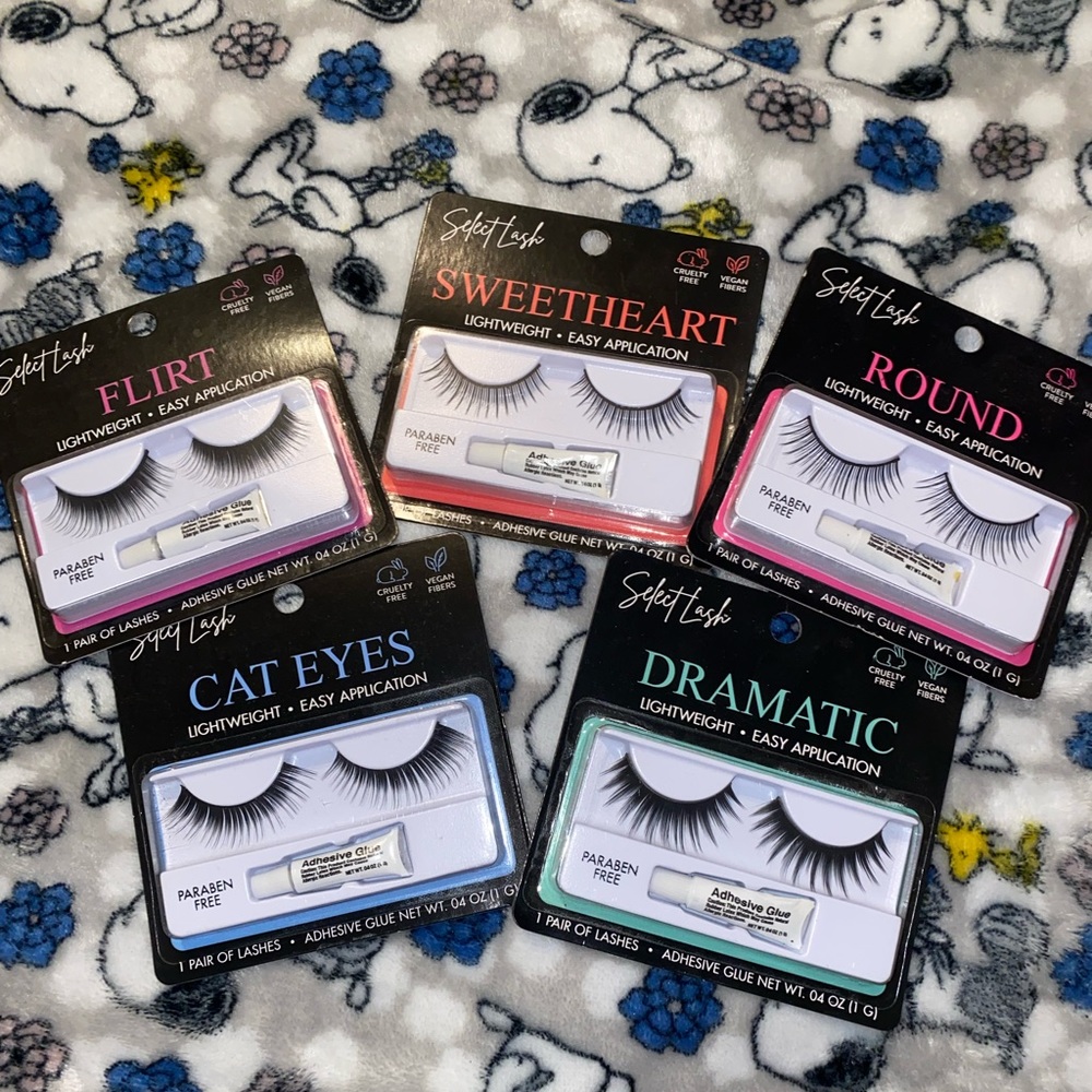 Lashes different styles